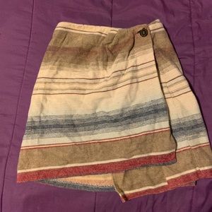 High Waisted Striped Skirt